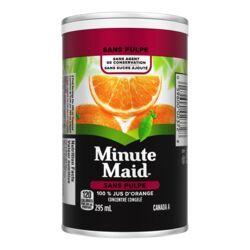 MINUTE MAID BOISSON SURGELÉE ORANGE SANS PULPE 295ML