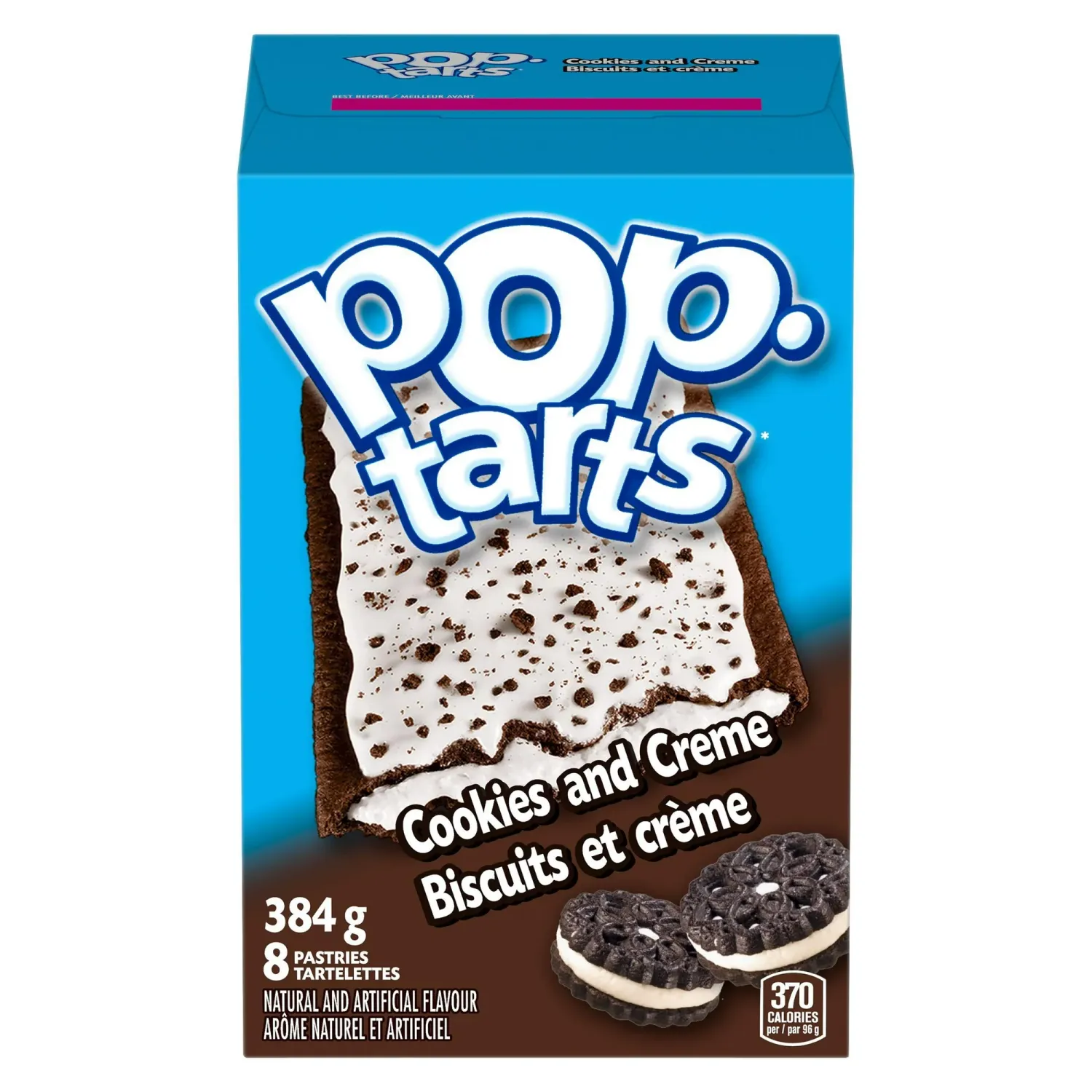 KELLOGG&#39;S POP TARTS BISCUITS ET CREME 384GR