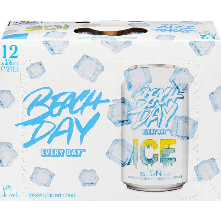 BEACH DAY EVERY DAY ICE BOISSONS ALCOOLISEES 5.4% ALC 12X355ML