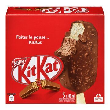 NESTLE BARRES GLACEES KITKAT 5X80ML