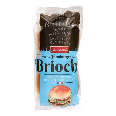 IRRESISTIBLES PAIN HAMBURGER BRIOCHES 4UN 200GR