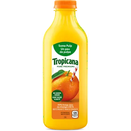 TROPICANA JUS ORANGE AVEC PULPE 1.36L