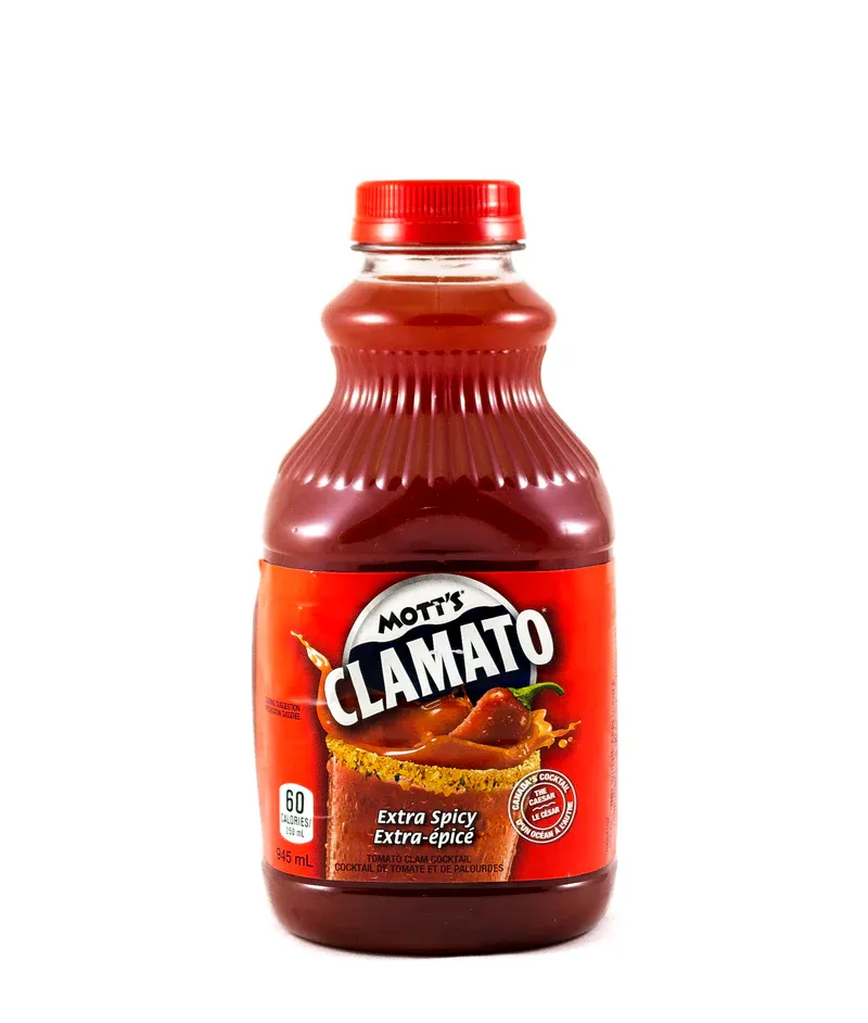 MOTT&#39;S clamato tomate/palourde EXTRA EPICE 945ml