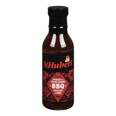 ST-HUBERT SAUCE BBQ COTE LEVEE 350ML