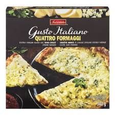 IRRESISTIBLE PIZZA GUSTO ITALIANO CROUTE MINCE QUATRE FROMAGE 340 GR