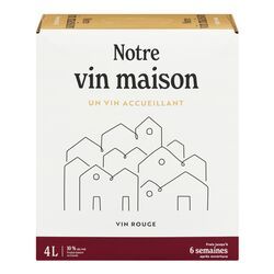 NOTRE VIN MAISON ROUGE 4L