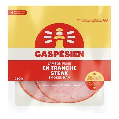GASPÉSIEN Tranche de jambon fumé 250 G