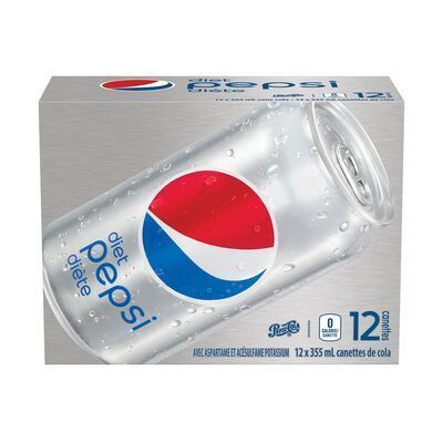 PEPSI Boisson gazeuse diète 12X355 ML