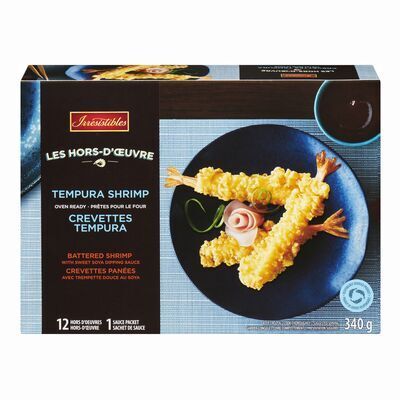 IRRESISTIBLES Crevettes tempura surgelées 340 g