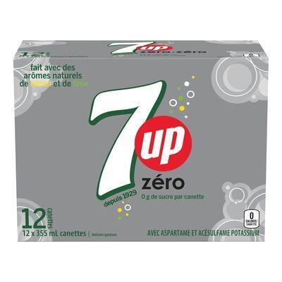 7UP Boisson gazeuse diète 12X355 ML