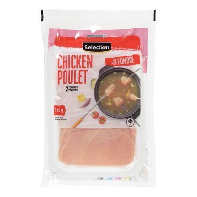 SELECTION Poulet pour fondue surgelé 175 g