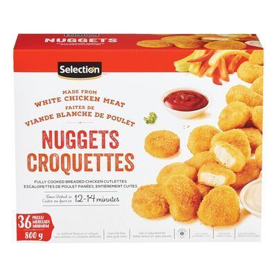 SELECTION Croquettes de poulet surgelées 800 g