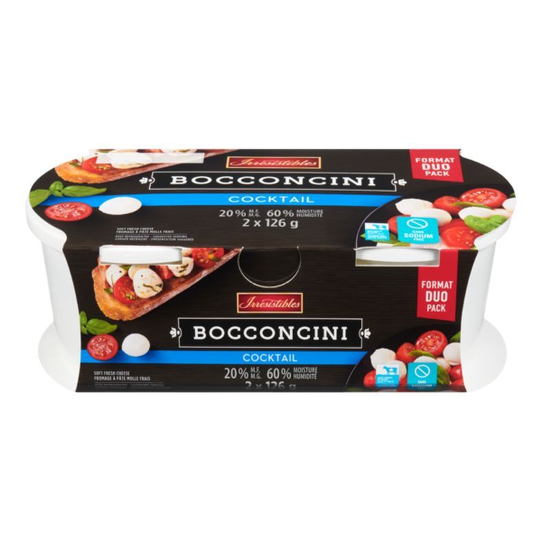 IRRESISTIBLES BOCCONCINI COCKTAIL 2X126 GR