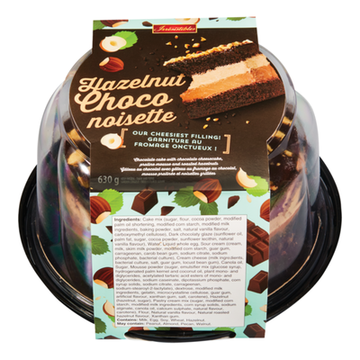 IRRESISTIBLES GATEAU CHOCO NOISETTE 630GR