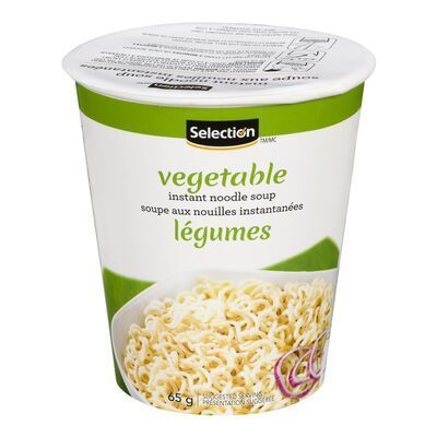 SELECTION Soupe aux nouilles instantanée aux légumes 65 g