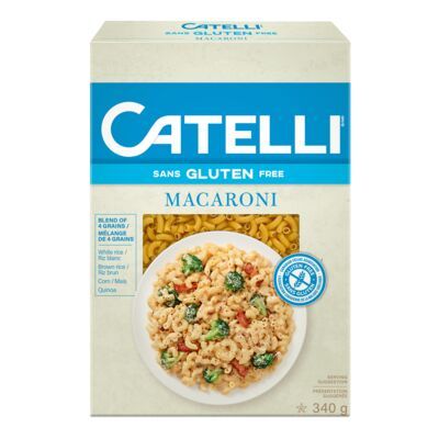CATELLI MACARONI SANS GLUTEN 340GR