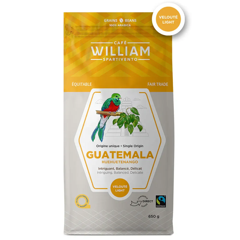 CAFÉ WILLIAM GUATEMALA GRAINS ÉQUITABLE 650GR