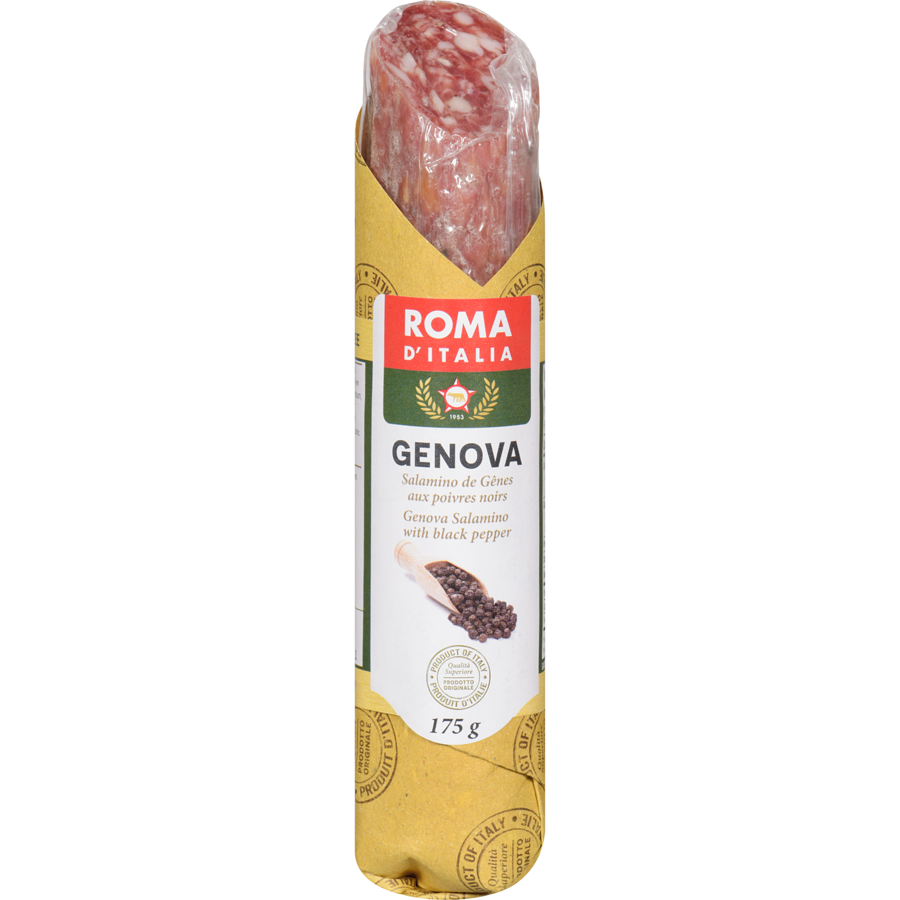 ROMA SALAMINO DE GÊNES AUX POIVRES NOIRS 175GR
