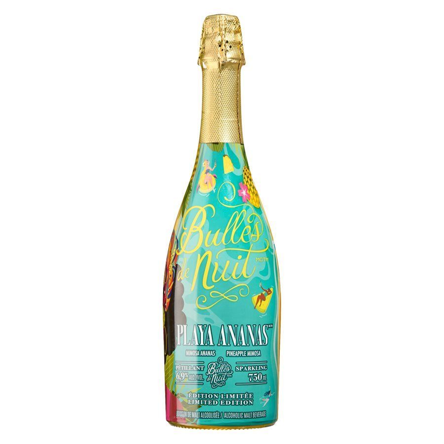 BULLES DE NUIT VIN MOUSSEUX PLAYA ANANAS 6.9% ALC 750ML