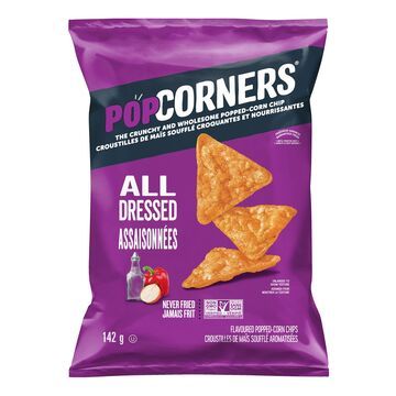 POPCORNERS STYLE MAIS À LA MARMITE SOUFFLÉ ASSAISONNÉES 142GR