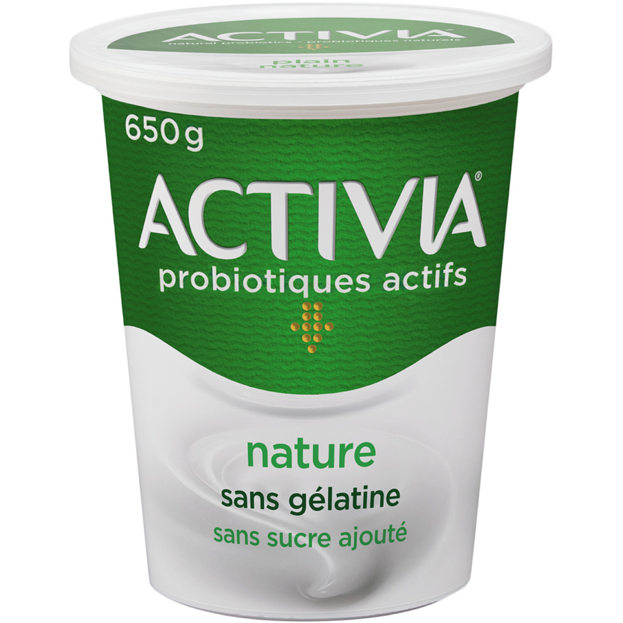 DANONE ACTIVIA YOGOURT PROBIOTIQUE NATURE 3.5% 650GR