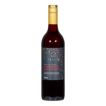 INVITATIONS VIN ROUGE CABERNET SAUVIGNON SANS ALCOOL AUSTRALIE 750ML