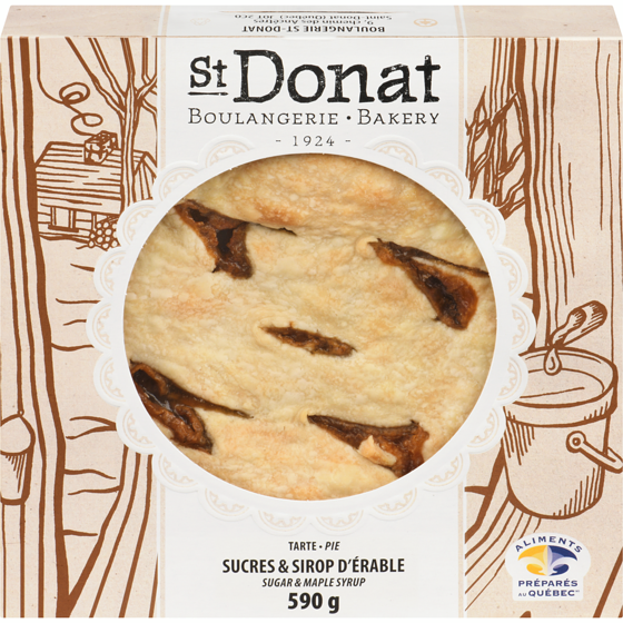 ST-DONAT TARTE AUX SUCRES ET SIROP D&#39;ÉRABLE 490GR