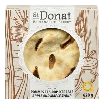 BOULANGERIE ST-DONAT TARTE AUX POMMES ET SIROP D&#39;ÉRABLE 620GR