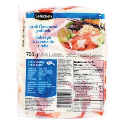 SELECTION GOBERGE EN FLOCONS SAVEUR DE CRABE 700G