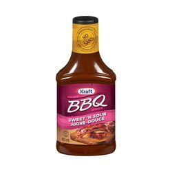 KRAFT SAUCE BBQ AIGRE DOUCE 455 ML