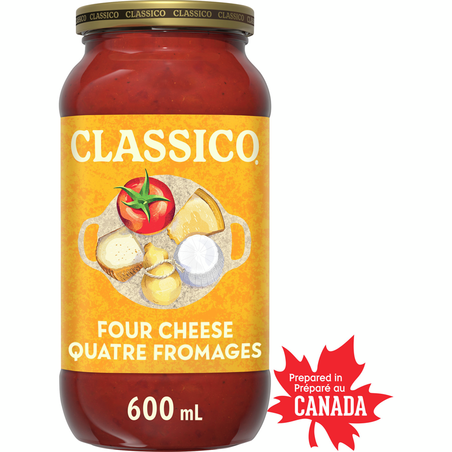 CLASSICO Sauce pour pâtes aux quatre fromages 600 ML