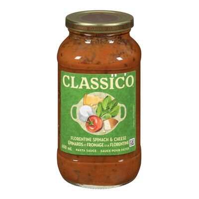 CLASSICO Sauce pour pâtes aux épinards et fromage à la florentine 600ML