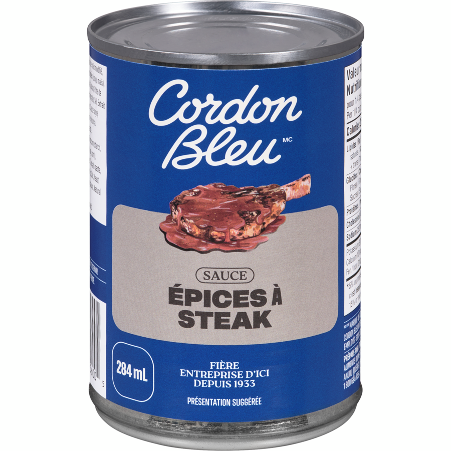 CORDON BLEU SAUCE ÉPICES À STEAK 284ML