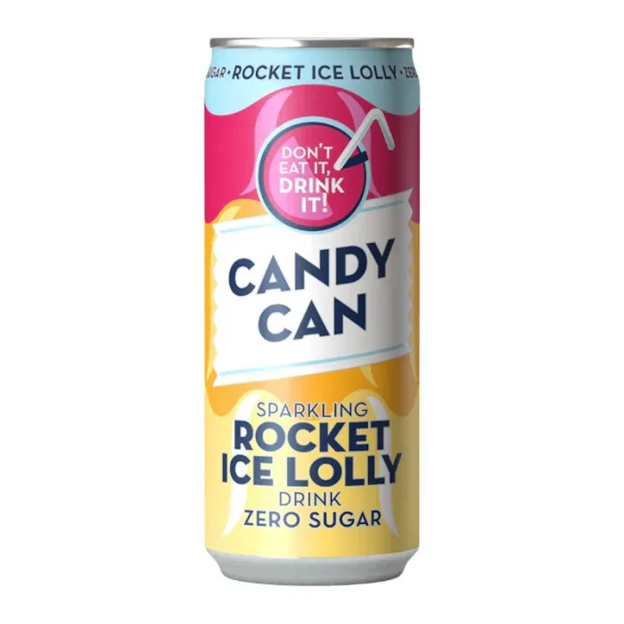 CANDY CAN SUCETTE GLACÉ ROCKET 330ML