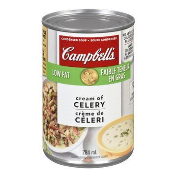 SOUPE CAMPBELL&#39;S CRÈME DE CELERI CONDENSÉE FAIBLE EN GRAS 284ML