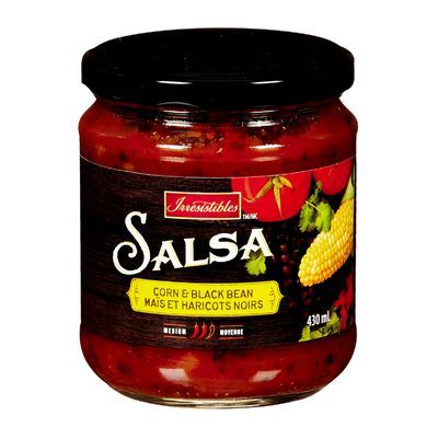 IRRESISTIBLES SAUCE SALSA DE MAIS ET HARICOTS NOIRS 430ML