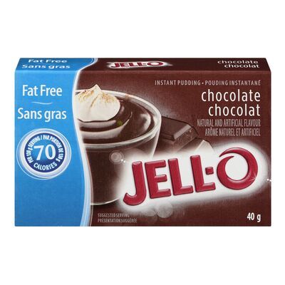 POUDING INSTANTANÉ AU CHOCOLAT SANS GRAS JELL-O 30 G