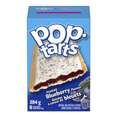 POP-TARTS AUX BLEUETS GLACÉ KELLOGG 384 G