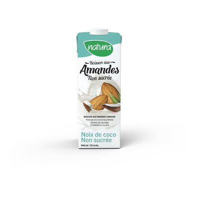 BOISSON AUX AMANDES ET À LA NOIX DE COCO NON SUCRÉE NATUR-A 946ML