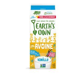 EARTH&#39;S OWN BOISSON D&#39;AVOINE À LA VANILLE 1.75 L