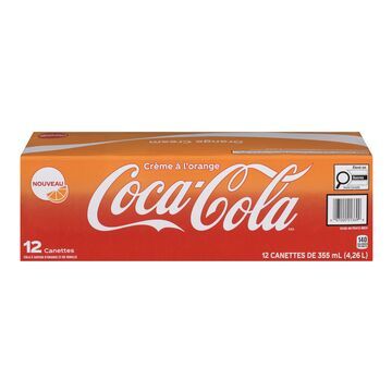 COCA-COLA BOISSONS GAZEUSES CRÈME À L&#39;ORANGE 12X335ML