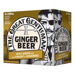 THE GREAT GENTLEMAN GINGEMBRE 6X250ML