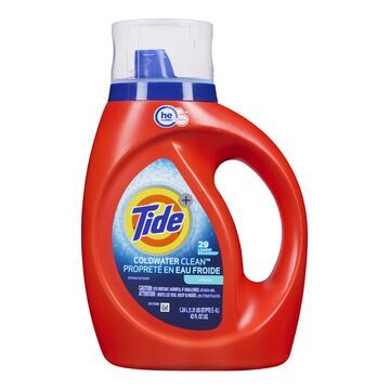 DÉTERGENT LESSIVE LIQUIDE TIDE EAU FROIDE HE 29B 1.24 L
