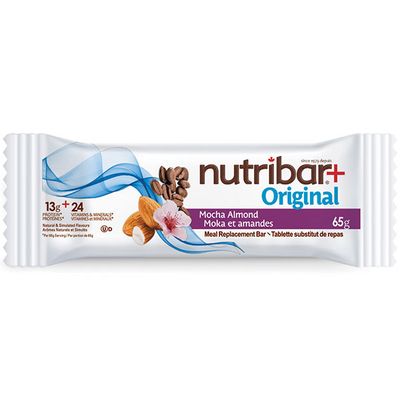 NUTRIBAR BARRE NUTRITIVE MOKA ET AMANDES SOLO GI 65 G