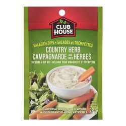 SALADE &amp; TREMPETTE CAMPAGNARDE AUX FINES HERBES CLUB HOUSE 28 G