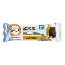 NUTRI-BAR BARRE NUTRITIVE À SAVEUR D&#39;ARACHIDES SOLO GI 65 G