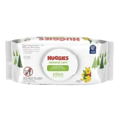 HUGGIES DEBARBOUILLETTE NON PARFUMEES 56UN