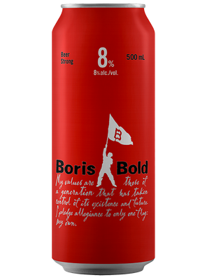 BORIS BOLD BIERE 8% ALC CANETTE 500ML