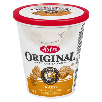 ASTRO YOGOURT ORIGINAL ERABLE 3.25% 650 GR