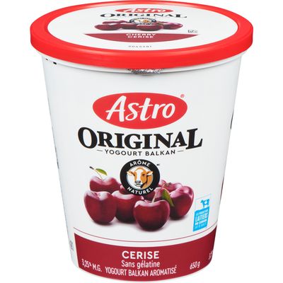 ASTRO YOGOURT ORIGINAL CERISE 3.25% 650 GR